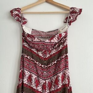 tropical paradise pink maxi dress